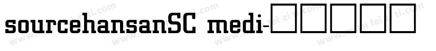 sourcehansanSC medi字体转换